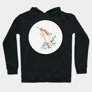 flower crochet hook Hoodie